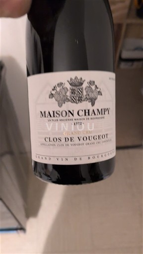 Burgundi Clos-de-vougeot Grand Cru Maison Champy Ei vuosikertaa