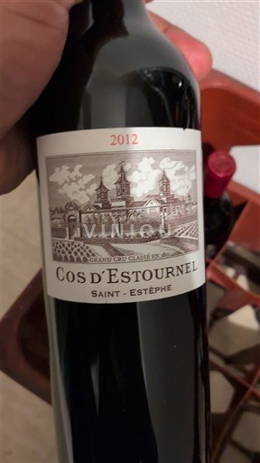 Burdeos Saint-Estèphe Grand Cru Cos d'Estournel 2012