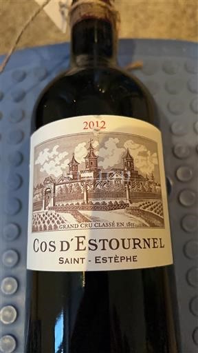 Bordeaux Saint-Estèphe Grand Cru Cos d'Estournel 2012