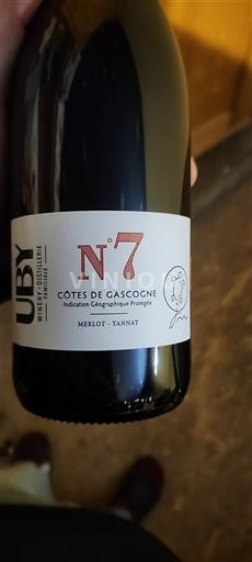Sud-Ovest Côtes de Gascogne Domaine Uby N°7 Senza annata