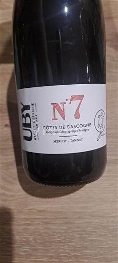 Lounais-Ranska Gascognen rinteet Domaine Uby N°7 Ei vuosikertaa