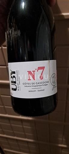 Sud-Vest Côtes de Gascogne Domaine Uby N°7 Nemilésimat