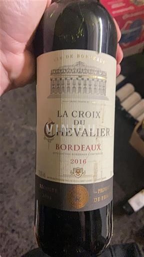 Bordeaux La Croix du Chevalier 2016