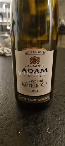 Alsace Grand Cru Jean-Baptiste Adam Traditionnelle 2022