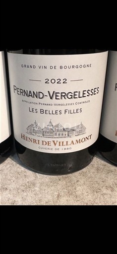 Burgund Pernand-Vergelesses Henri de Villamont Les Belles Filles 2022