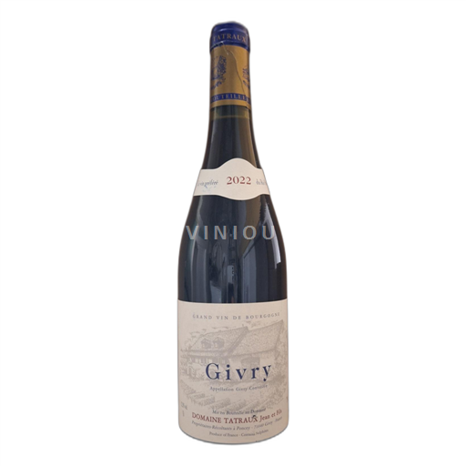 Borgogna Givry Domaine Tatraux Jean et Fils 2022