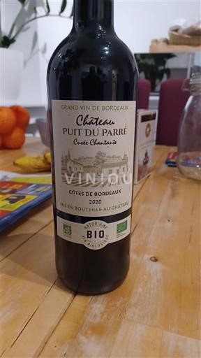Bordeaux Côtes de Bordeaux Château Puit du Parré Charlotte 2020