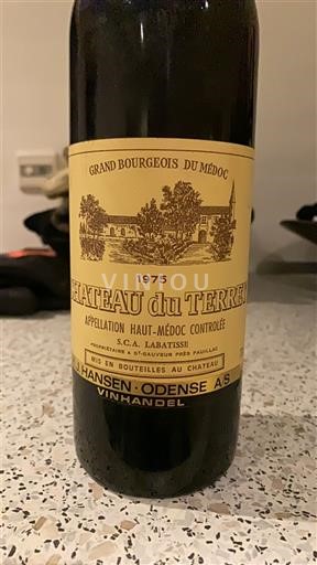 Bordeaux Haut-Médoc Château Terrefort 1975
