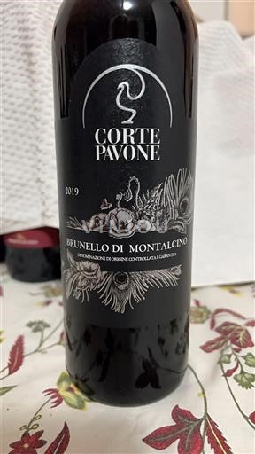 Toscana Brunello di Montalcino. Corte Pavone 2019
