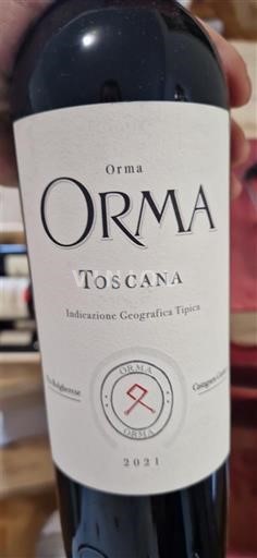 Tuscan Wines Unspecified Orma Orma 2021
