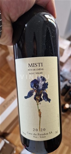 Valais Không được chỉ định Cave du Paradou SA Misti 2020