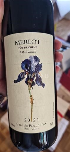 Valais Not Specified Cave du Paradou SA Fût de Chêne - Merlot 2021