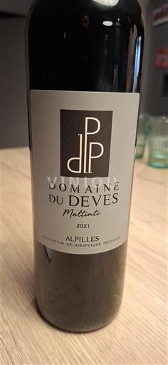 Alps and Rhone Valley Alpilles Domaine Deves Maltinto 2021