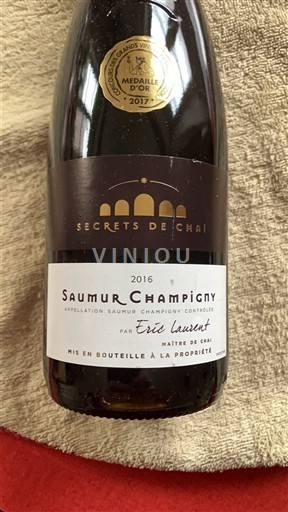Loire Valley Saumur-Champigny Secrets de Chai 2016