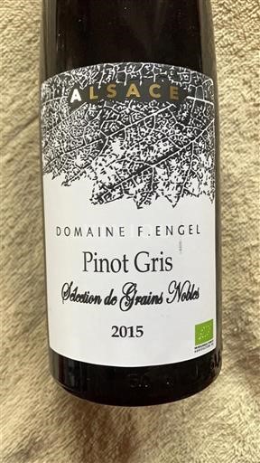 Alsace Sélection de Grains Nobles Domaine F. Engel 2015