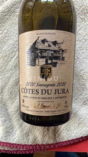 Jura Côtes-du-Jura Baud Savagnin 2020