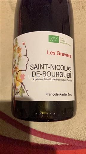 Loire-dalen Saint-Nicolas-De-Bourgueil François-Xavier Barc Les Graviers 2022