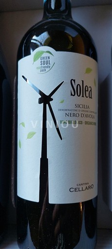 Sicile Sicilia Cantina Cellaro Solea 2021