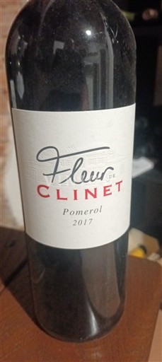 Bordeaux Pomerol Clinet Fleur de Clinet 2017
