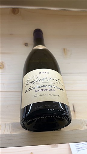 Burgundija Vougeot Premier Cru Domaine La Vougeraie Le Clos Blanc de Vougeot Monopole 2022