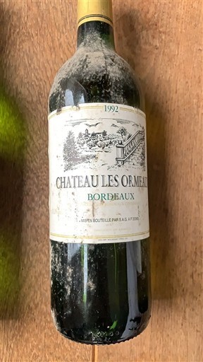 Bordeaux Château Les Ormeaux 1992