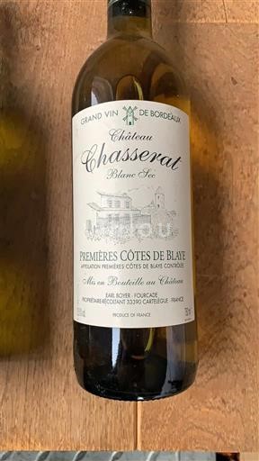 Bordéus Não especificado Château Chasserat Blanc Sec Não Sazonado