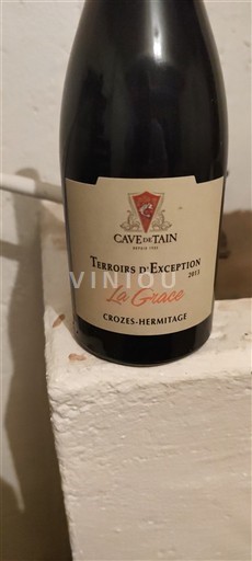 Rhônen laakso Crozes-Hermitage Cave de Tain Terroirs d'Exception La Grace 2013