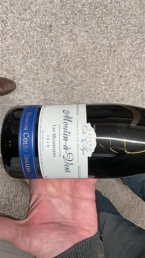 Beaujolais Moulin-à-vent Maison Coquard Seguin Les Mésanges Neročník