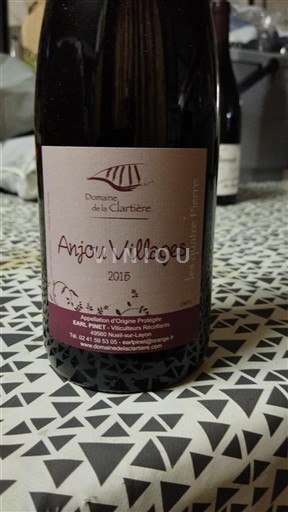 Valle della Loira Anjou Villages Domaine La Clartière Les Quatre Pierre 2015