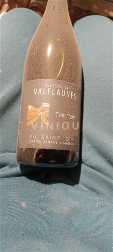 Langvedok Pic-saint-loup Château Valflaunès T'èm T'em Neleten.