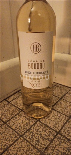 Roussillon Muscat de Rivesaltes Domaine Boudau Muscat de Noël Không niên vụ