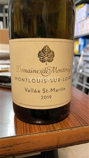 Loirevallei Montlouis-sur-Loire Domaine Montoray Vallée St-Martin 2019