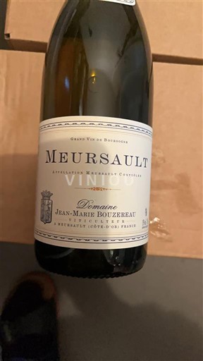 Bourgogne Meursault Domaine Jean-Marie Bouzereau 2023