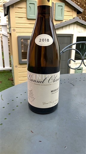 Burgundi Meursault Manuel Olivier 2018
