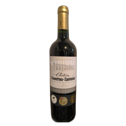 Bordeaux Côtes-de-bourg Château Gravetttes-Samonac Élégance 2021