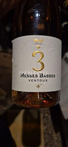 Rhônen laakso Ventoux Vinéa 3 Messes Basses 2024