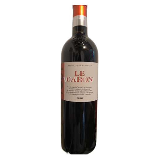Bordeaux Blaye-Côtes-de-Bordeaux Vigneron de TUTIAC TOUT : Le Daron 2020