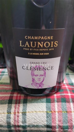 Kuohuviinit Blanc brut Clémence Launois Non millésimé Ranska Samppanja Määrittelemätön AOC Grand Cru