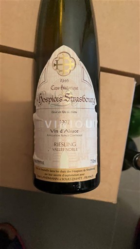 Alsace Hospices de Strasbourg Vallée Noble 1997