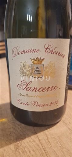 Loire Valley Sancerre Domaine Cherrier Pinson 2022