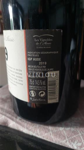 Languedoc-Roussillon Aude Les Vignobles de l'Aristie 2019