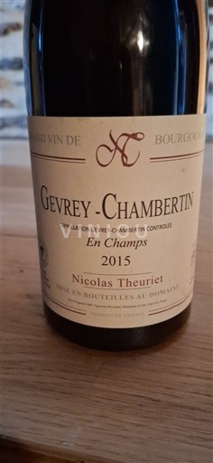 Borgogna Gevrey-Chambertin Nicolas Theuriet En Champs 2015