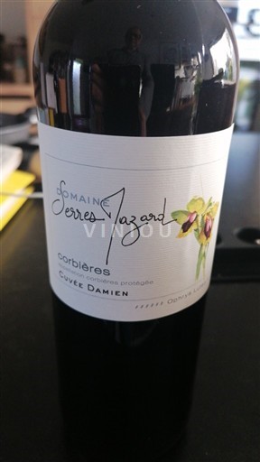 Vina Rouge sec Cuvée Damien Domaine Serres Mazard 2024 Francija Langvedok Corbières AOC