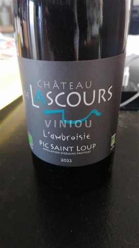 Languedoc Pic-saint-loup Château Lascours L'ambroisie 2022