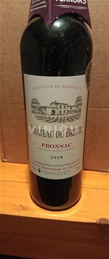Burdeos Fronsac Château La Rivière Château du Breuil 2018