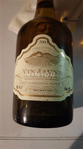 Jura Côtes-du-Jura Inconnu 2003