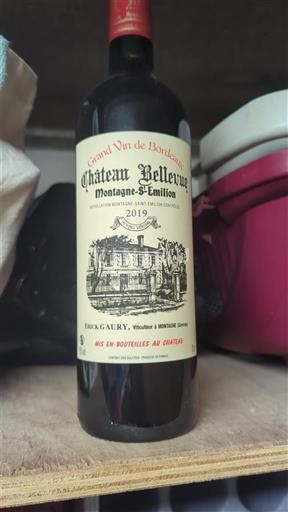 Bordeaux Montagne Saint-Émilion Château Bellevue 2019