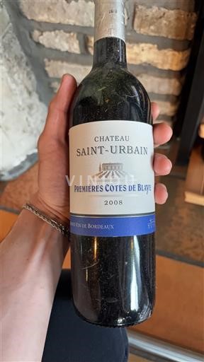 Bordeaux Nespecifikováno Château Saint-Urbain 2008