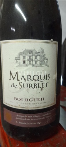 Loiren laakso Bourgueil Marquis de Surblet 2016