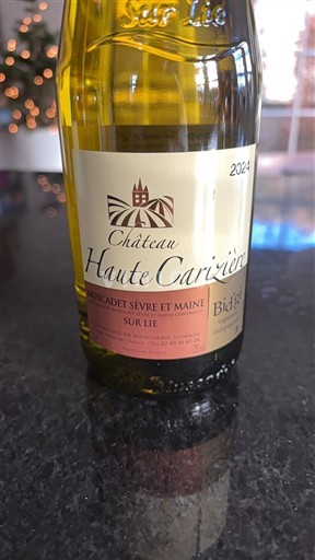 Loiren laakso Muscadet-sèvre-et-maine Château Haute Carizière 2024